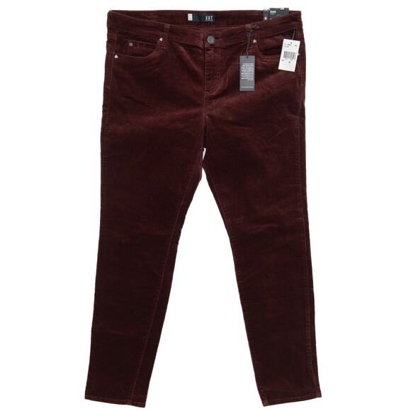 Kut From The Kloth Date Diana Corduroy Relaxed Fit Skinny Pants Size 18 - Picture 1 of 13